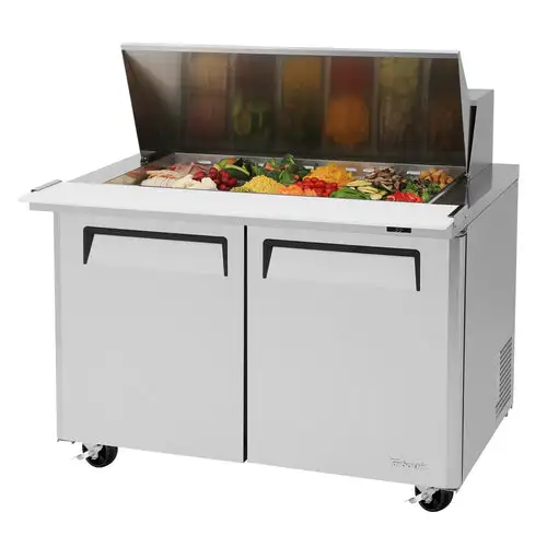 Turbo Air MST-48-18-N 48" M3 Series Mega Top Sandwich/Salad Prep Table w/ Refrigerated Base, 115v