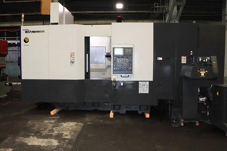 Used 2015 Hyundai-Wia HS5000i 4-Axis Horizontal Machining Centers New Jersey US | Machinery Values #1144941