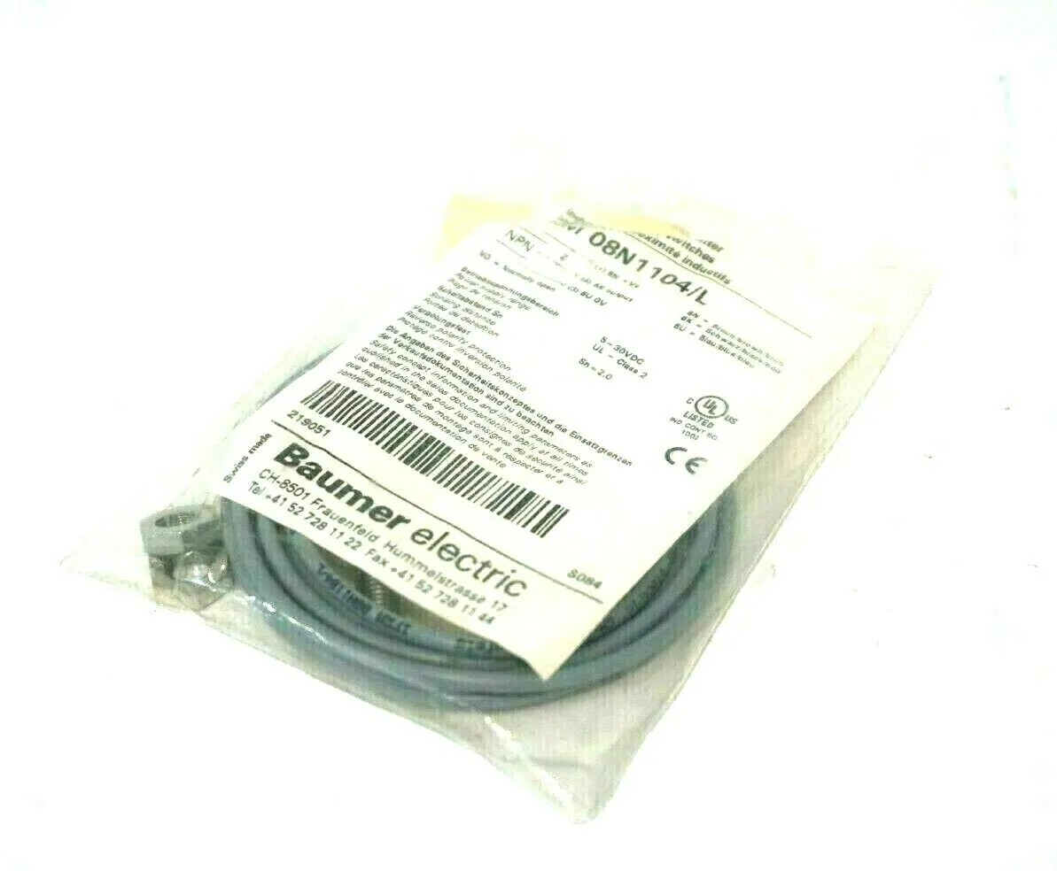 NEW BAUMER ELECTRIC IFRM 08N1104/L PROXIMITY SWITCH IFRM08N1104L