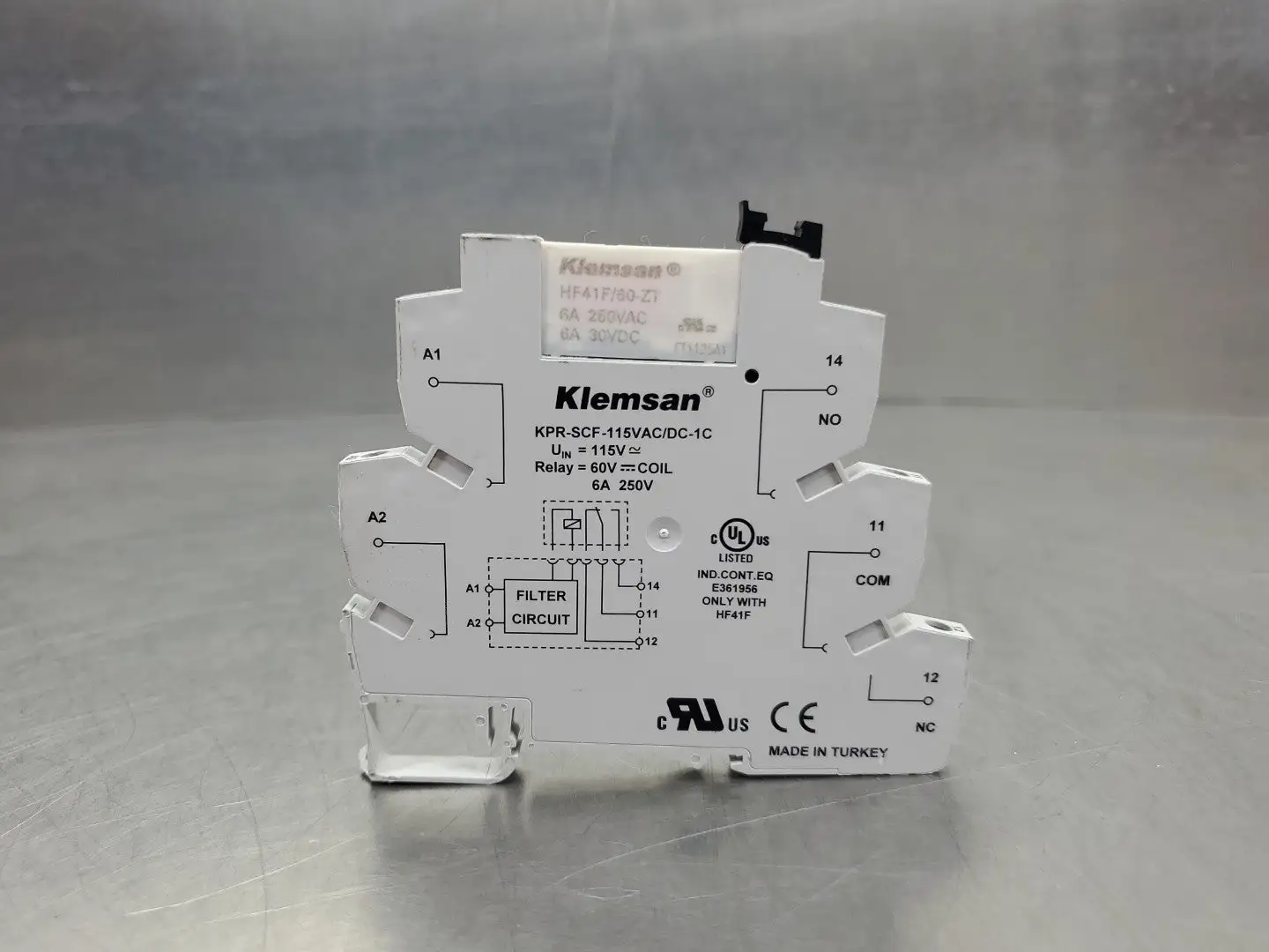 USED Klemsan KPR-SCF-115VAC/DC-1C