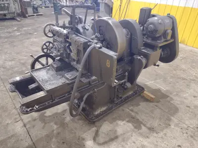 4" LANDIS MODEL #4P SINGLE SPINDLE THREADER: YOBRO #24700