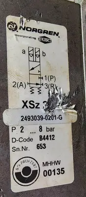 USED NORGREN HERION 2493039-0201-G