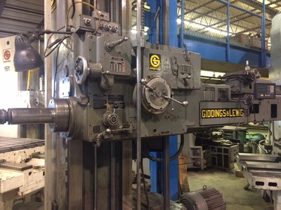 4" GIDDINGS & LEWIS Table Type HBM, 1963