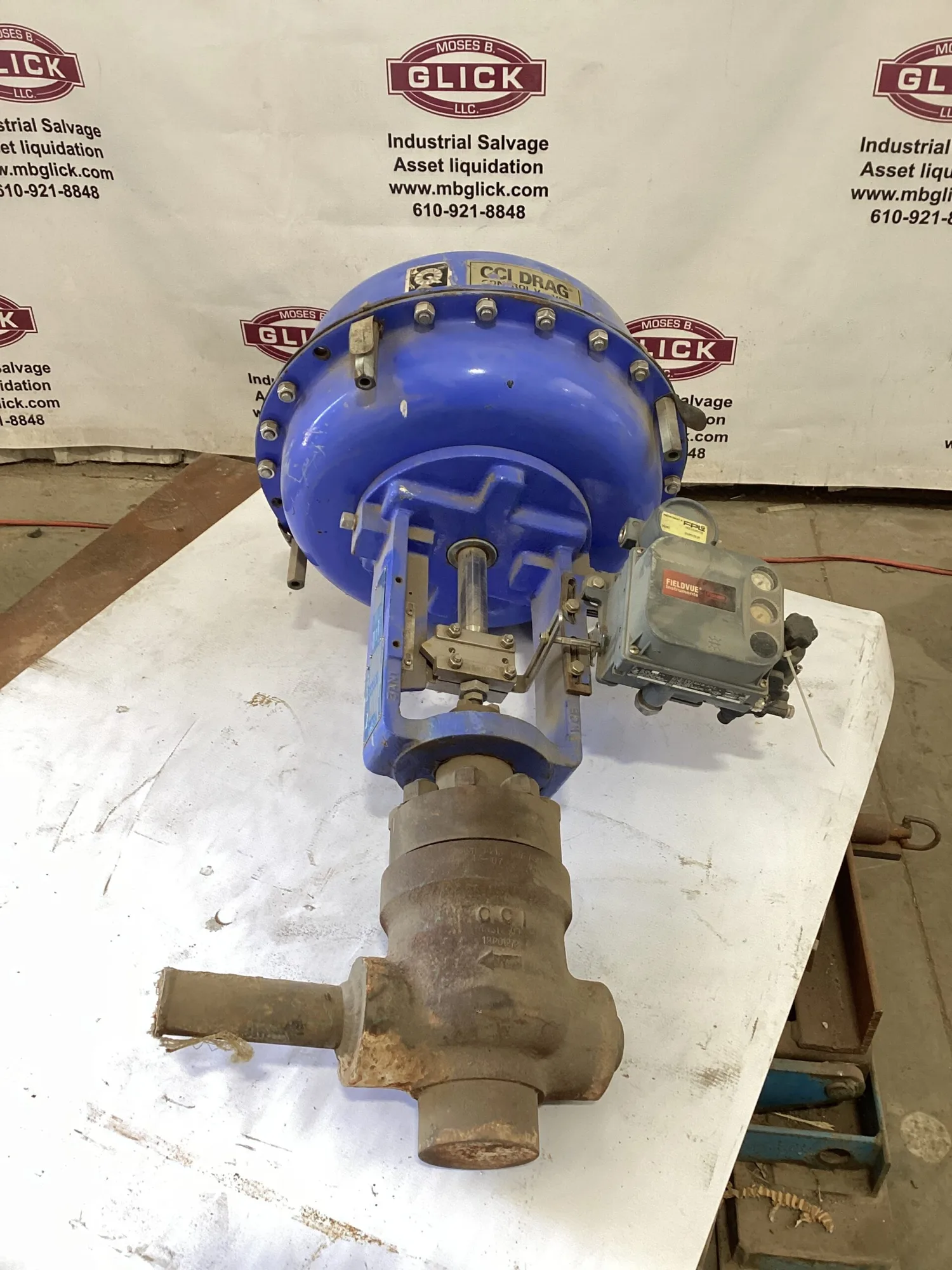 CCI Drag 100DSV Spray Water Control Valve 1-1/2” Steel 6170 psi 350°F