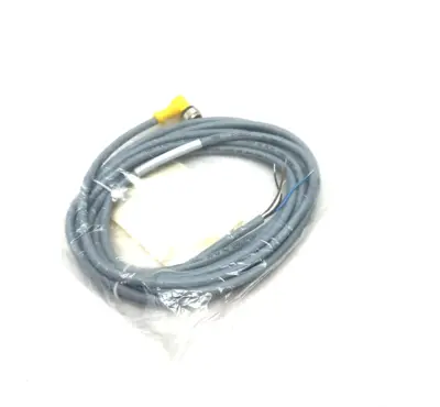 NEW TURCK EUROFAST SINGLE END RT ANGLE CORDSET