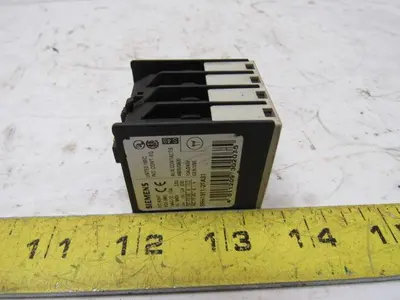 Siemens 3RH1911-2FA31 10A 240V Auxiliary Contact Lot Of 3