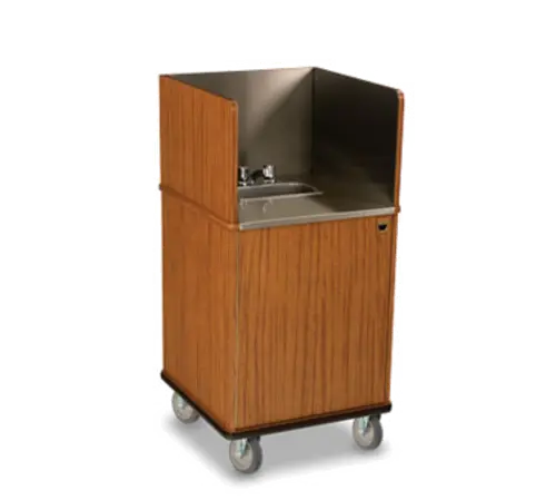 Forbes Industries 50" Portable Hand Sink w/ Three Sided Backsplash, Hot & Cold Water (5747)