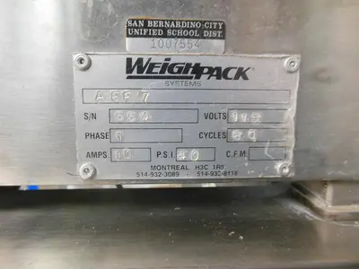 USED WEIGHPACK AEF7
