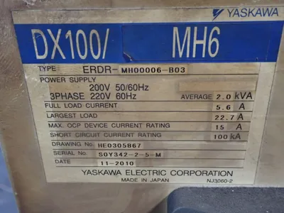 Used MOTOMAN / YASKAWA ELECTRIC MH6 Robots | HGR 24 #736051