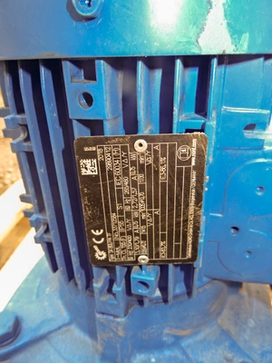 0.75 kw 106 RPM Euromixer Gear Drive Paddle Stirrer Type 2EM75