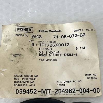 NEW Fisher 1F1726X0012