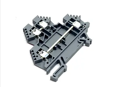 USED MORSETTITALIA DIN RAIL TERMINAL BLOCK LOT OF 2