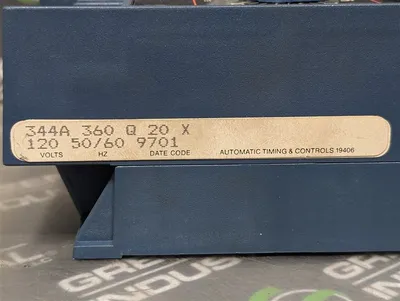 atc 344 BR1X Solid State Time Delay Relay 0-10 Minutes 125-250VAC Used