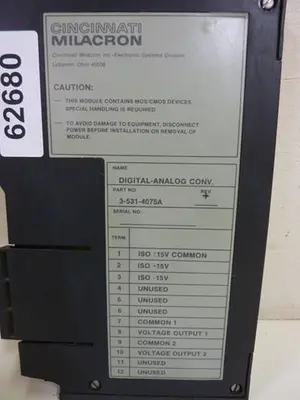 USED CINCINNATI MILACRON 3-531-4075A