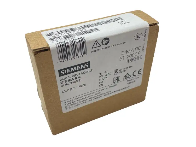 New | in-Stock SIEMENS SIMATIC ET 200SP DIGITAL INPUT MODULE 24VDC PLC Input & Output | Maverick Industrial Sales #1098788