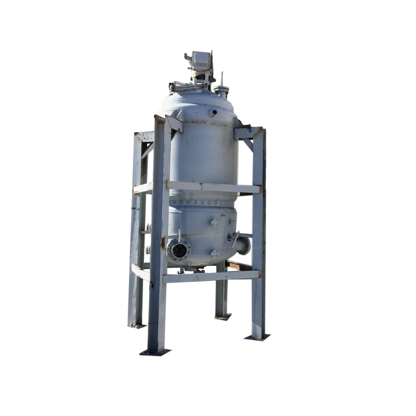 Used 450 Gallon (1700 liters) Pfaudler Stainless Steel Jacketed Mix Tank Reactor