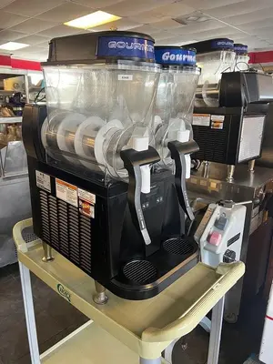 Bunn 58000.0120 Ultra NX Black Double 3 Gallon Slushy Machine - 120V