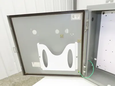 SCE SCE-24H2408LP Electrical Enclosure Junction Box 24x24x8" Type 12 Gray