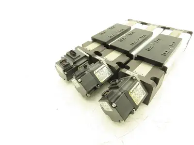 THK VLA-ST-60-06-0050 Linear Actuator W Servo Motor - Bolts Missing - Lot Of 3