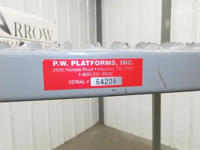 PW Platforms N/A Rolling Ladder 5 Step 14" Work Platform 50" Top Step