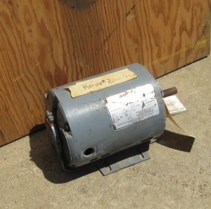 3/4 HP General Electric Thermally Protected Electric Motor, Single Phase