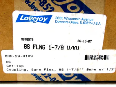 NEW LOVEJOY 8S FLNG 1-7/8 FLANGE COUPLING