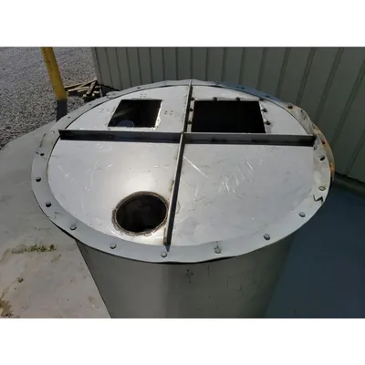 Used 48 Cubic Foot Stainlesss Steel Hopper