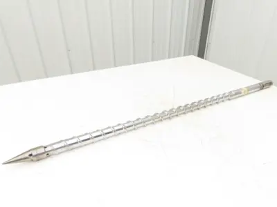 Meiki 148540 Metering Screw Injection Molding 36mm x 1050mm w/Tip 45.75" OAL