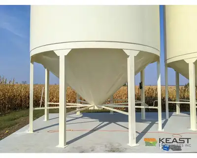 Used MERIDIAN 1425 STANDARD - 3462 BUSHELS Hopper Bottom Silos Iowa US | Keast Enterprises #1360507