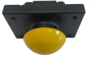 USED REES 01461-104 1094YELLOW MUSHROOM PLUNGER 600VAC 250 VDC 01461104 1094