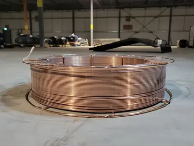 Precision Wound Seamless Flux Cored Wire, 2.4mm OD, 25kg