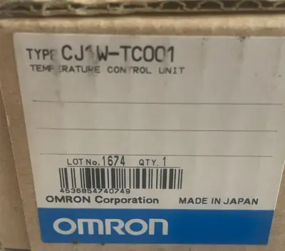 NEW OMRON CJ1W-TC001 TEMPERATURE CONTROL UNIT CJ1WTC001