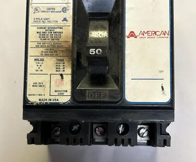 Used AMERICAN NE331050 Miscellaneous Equipment (Electrical & Power) Ohio US | Surplus Asset Holdings #1236713