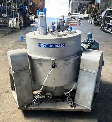 Western States 30 x 18 perforate basket centrifuge, 316L SS.