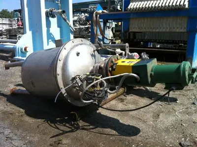 2000 AMERICANALLOY 50 Gallon Tank S/S - 0 to 999 Gal. (H=height, L=length) | Perry Equipment (9)