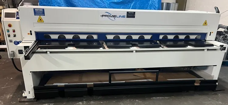 Used 2022 PRIMELINE M1014 Power Squaring Shears (Gauge) Florida US | Used Fab Machines #834581