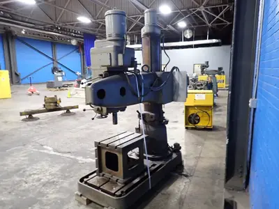 P. Girard 11" X 4' Radial Drill Press