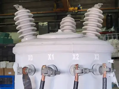 112.5 kVA Three Phase Distribution Transformer Pri 4160V, Sec 600Y/347V