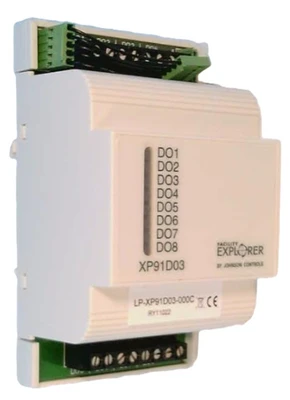Johnson Controls LP-XP91D03-000C Expansion Module Board, 8 DO Triacs [Refurbished]