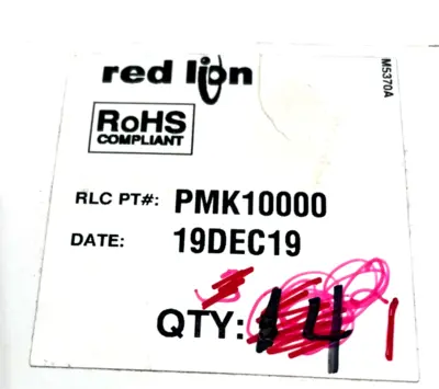 NEW RED LION PMK10000 PANEL MOUNT KIT