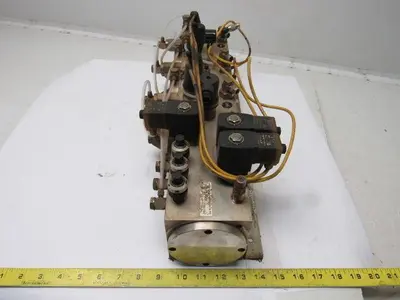 Witt Gasetechnik KM 40.3 Trumpf 3 Part Gas Mixing Manifold N2 CO2 HE 24V Coil