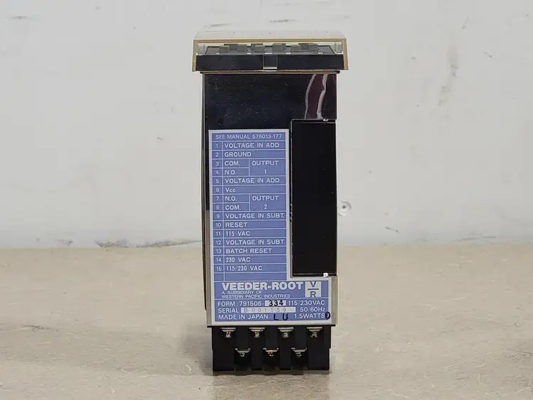 Used VEEDER-ROOT 791506-334 Parts British Columbia CA | Lenmark #269906