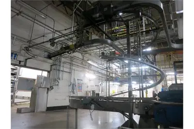 CHSC spiral conveyor, 3" Belt, 130" Height