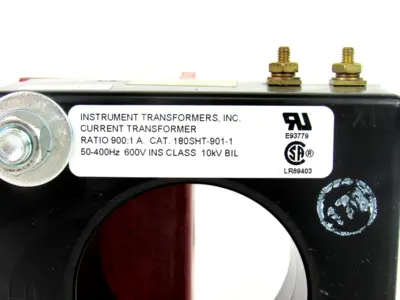 USED INSTRUMENT TRANSFORMERS INC 180SHT-901-1
