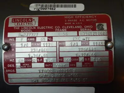 USED LINCOLN ELECTRIC D-2J7727