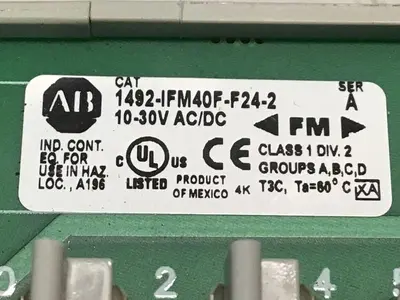 USED ALLEN BRADLEY 1492-IFM40F-F24-2 SER A