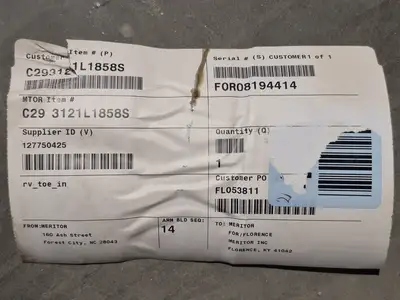 NEW MERITOR C29-3121L1858S