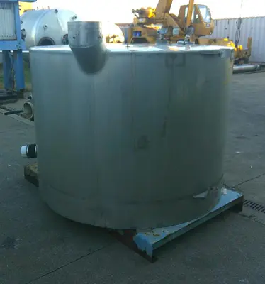 SPC9110  Tank 590 gallon vertical tank, Stainless Steel, flat