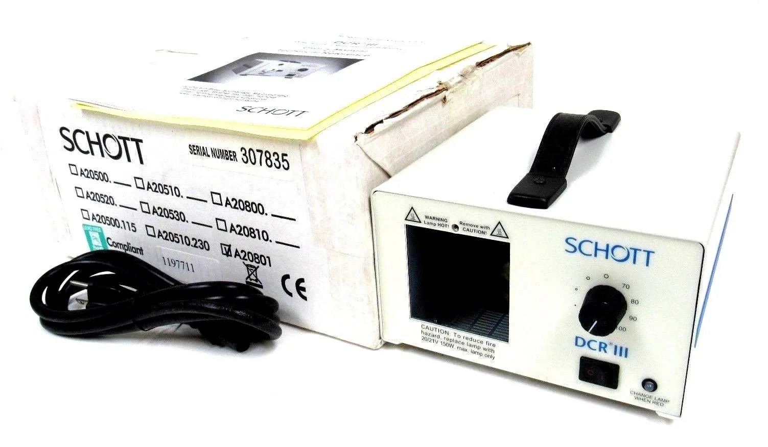 NEW SCHOTT A20801 POWER SUPPLY 20801