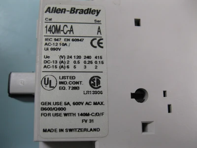 USED Allen-Bradley 140M-D8E-B40